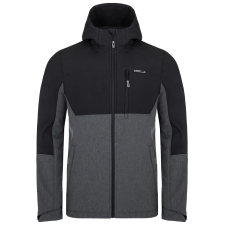 Herren Softshell-Jacke Loap Lustav grau/schwarz černá