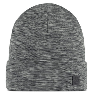 Mütze Buff Heavyweight Merino Wool Hat grau FOG GREY MULTI STRIPES