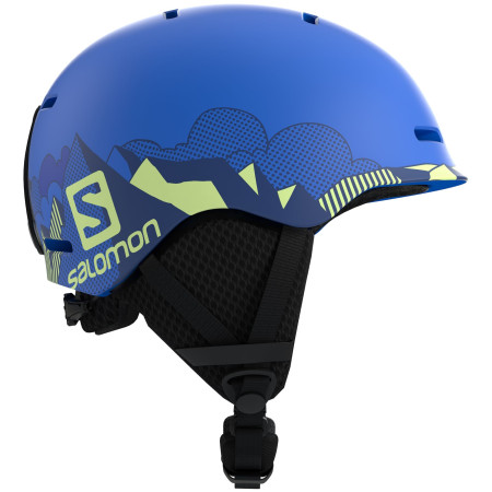 Kinder Skihelm Salomon Grom blau PopBlueMat