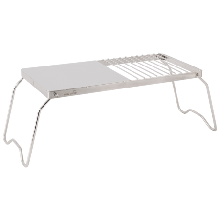 Grillrost Easy Camp Campfire Grill Trivet silber