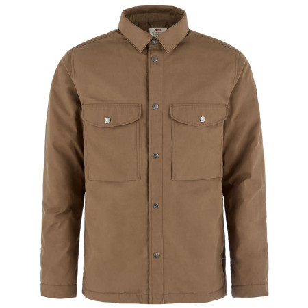 Herrenjacke Fjällräven Övik Down Shirt Jacket M braun Wood Brown