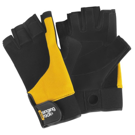 Handschuhe Singing Rock Falconer 3/4 schwarz/gelb