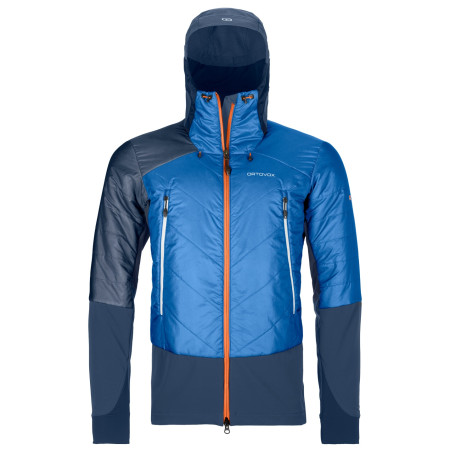 Herrenjacke Ortovox Swisswool Piz Palü Jacket M blau SafetyBlue