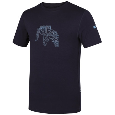 Herren-T-Shirt Zulu Bambus Elephant 210 Short dunkelblau navy