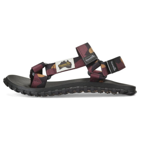Herrensandalen Gumbies Scrambler Burgundy a Orange