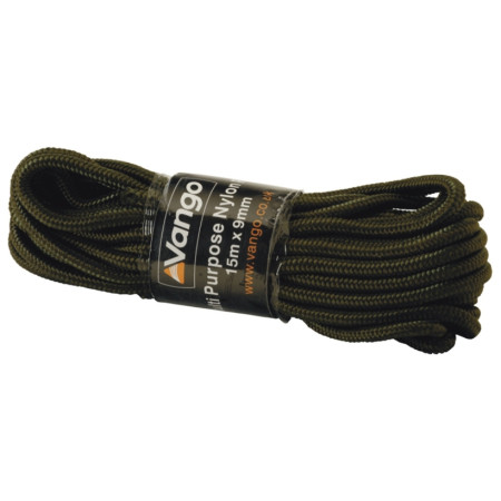 Seil Vango Multi Purpose Rope 15m x 9mm grau