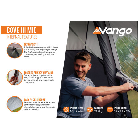 Vorzelt Vango Cove III Mid