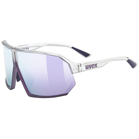 Sportbrille Uvex Sportstyle 237 durchsichtig Clear-Met Purp/Mir.Lav