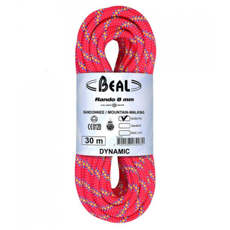 Kletterseil Beal Rando GD 8 mm (48 m) rosa pink