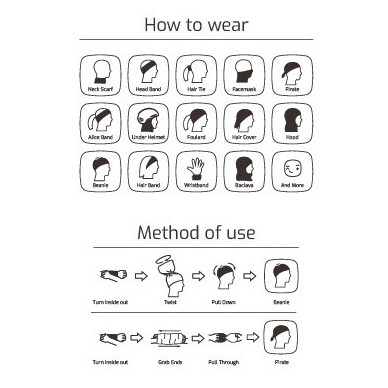 Kinder-Multifunktionstuch WAMU Mountain Bike