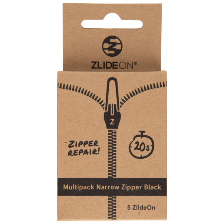 Ersatz-Reißverschluss ZlideOn Multipack Narrow Zipper silber Silver