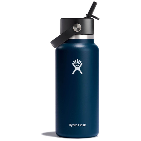 Thermoflasche Hydro Flask Wide Flex Straw Cap 32 oz dunkelblau indigo