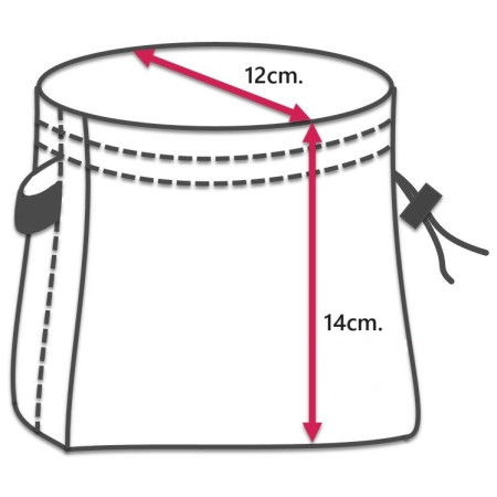Kreidebeutel SIERRA Climbing Cube Comic B/W