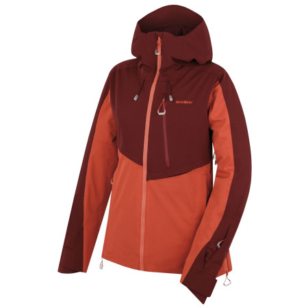Damenjacke Husky Mistral L rot bordo/fd. red