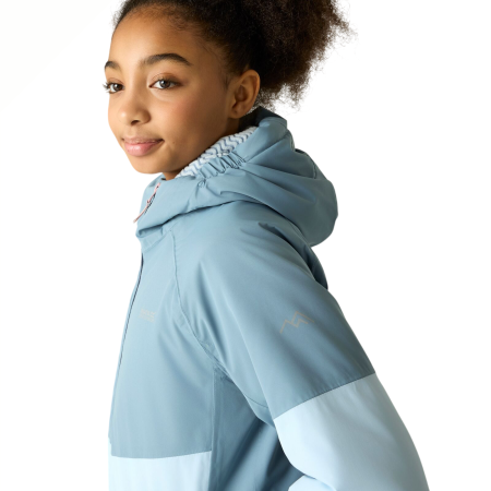 Kinder Winterjacke Regatta Hillain Warm Lined Dusky Blue/Skyway