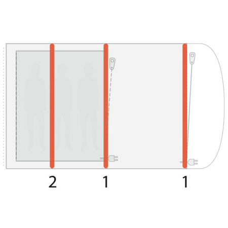 Aufblaszelt Outwell Elmdale 3PA