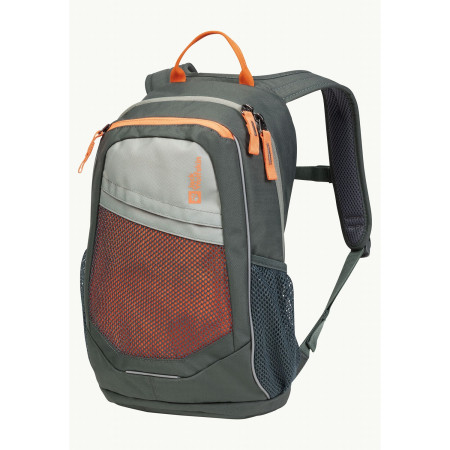 Kinderrucksack Jack Wolfskin Track Jack grau/orange slate green