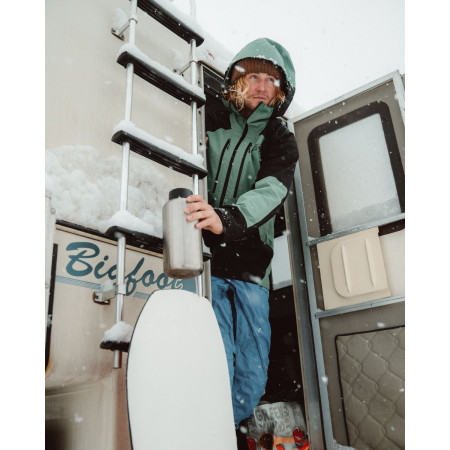 Edelstahlflasche Klean Kanteen Wide w/Wide Loop Cap - brushed stainless 1900 ml