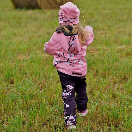 Kinder Softshellhose WAMU Purple