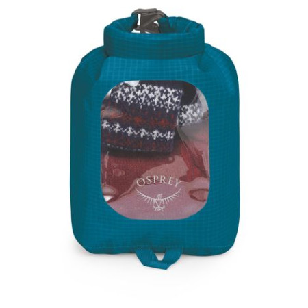 Packsack Osprey Dry Sack 3 W/Window blau waterfront blue