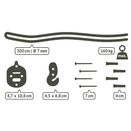 Sitzbefestigung La Siesta TreeMount