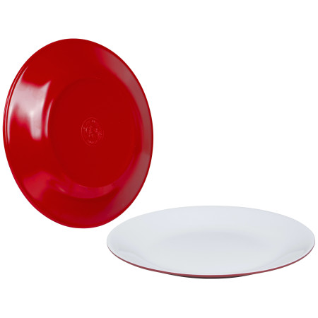 Teller-Set Bo-Camp Dinner plate Two tone - 4Stk rot Red