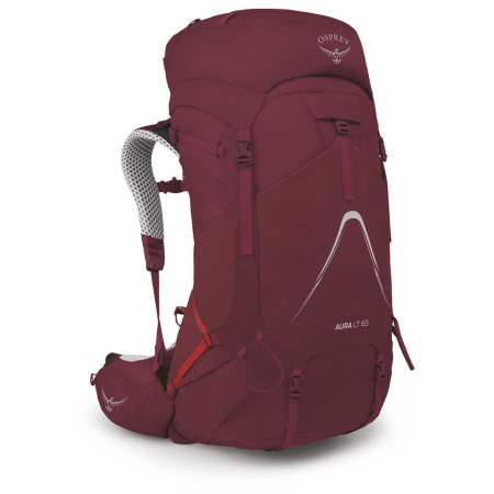 Damen Wanderrucksack Osprey Aura Ag Lt 65 weinfarbe antidote purple