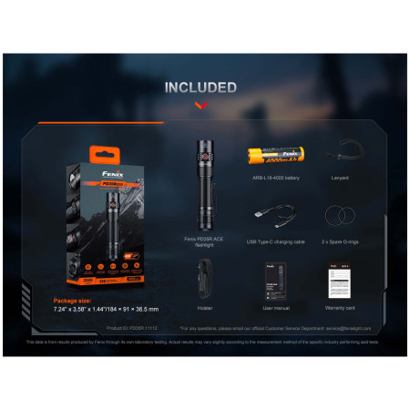 Taschenlampe Fenix PD35R ACE