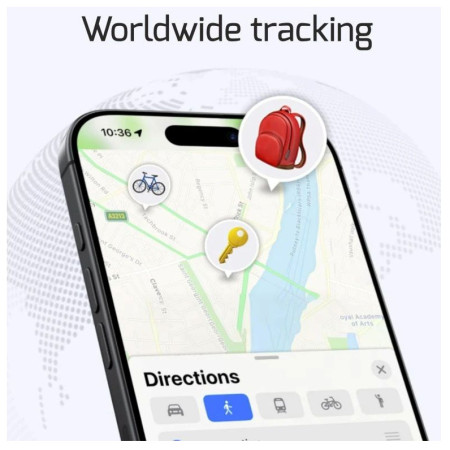 Lokalisator Swissten FindTag GPS Locator (with Apple Find My function)