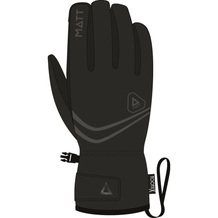 Damen Ski-Handschuhe Matt Primatt Woman Gloves schwarz Black