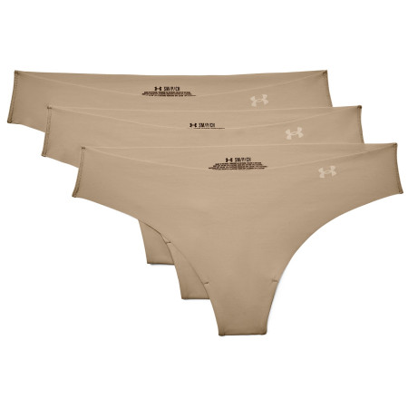 Damen-Strings Under Armour PS Thong 3Pack beige/weiß Beige / Beige / White