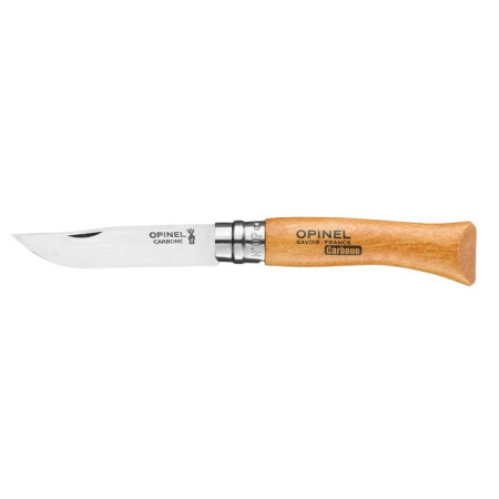 Klappmesser Opinel N°07 Carbon Viroblock, blister natur