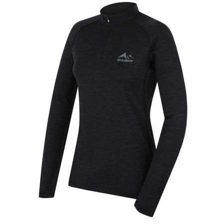 Damen-Thermounterwäsche Husky Merow zip L schwarz Black