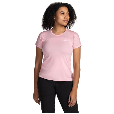 Damen-T-Shirt Kilpi Ameli rubinfarbe light pink