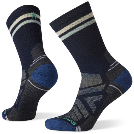 Damensocken Smartwool W Performance Hike Lght Cshn Tb Strp Crw blau DeepNavy
