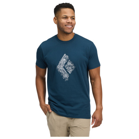 Herren-T-Shirt Black Diamond M Engineered Diamond Ss Tee