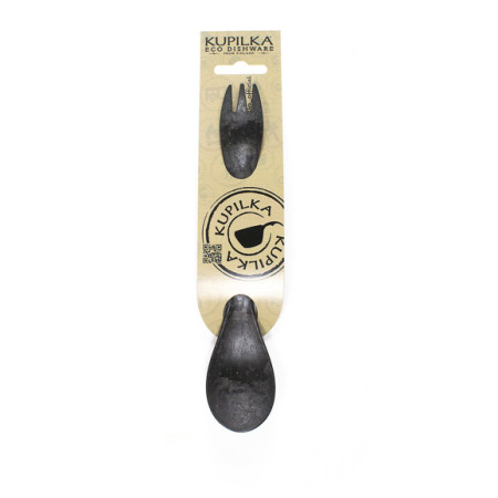 Löffel und Gabel Kupilka Spork 205 schwarz Black
