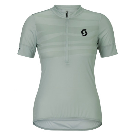 Damen-Radtrikot Scott Jersey W's Endurance LT SS grün/grau spray grey