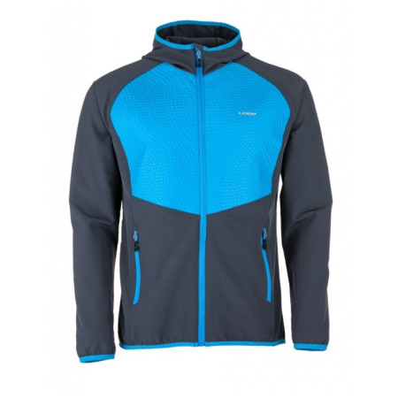 Herrenjacke Loap Urias grau/blau