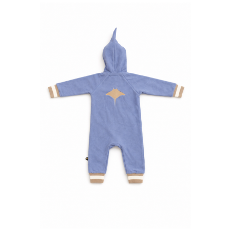 Kinderoverall DucKsday Polar Fleece Twin/Blue