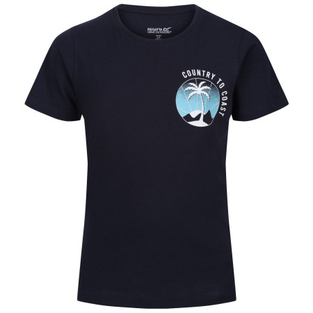 Kinder-T-Shirt Regatta Bosley VI dunkelblau Navy