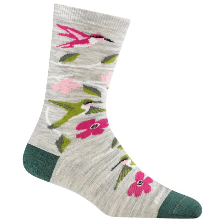 Damensocken Darn Tough Birds Of A Feather Crew grau ash