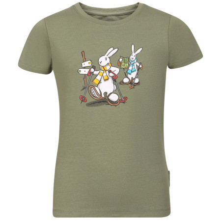 Kinder-T-Shirt Alpine Pro Bobbo Oil Green hellgrün OIL GREEN