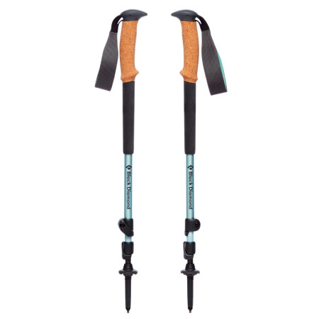 Damen Trekkingstöcke Black Diamond Trail Cork blau Alpine Lake