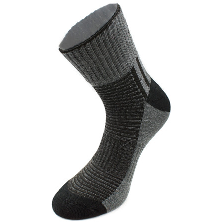 Herrensocken Zulu Trekking Low Men grau/schwarz