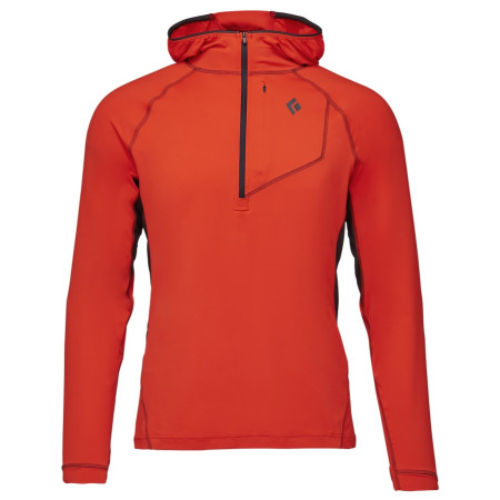 Herren Funktions-Sweatshirt Black Diamond Alpenglow Pro Hoody orange octane
