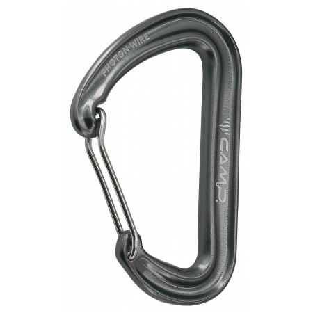 Materialkarabiner Camp Photon Wire grau/schwarz