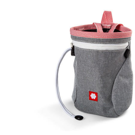 Kreidebeutel Ocún DUSTY ECO + Belt rot Grey/Red