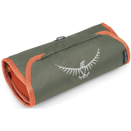 Kosmetiktasche Osprey Ultralight Washbag Roll grau/orange PoppyyOrange