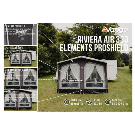 Vorzelt Vango Riviera Air 330 Elements ProShield
